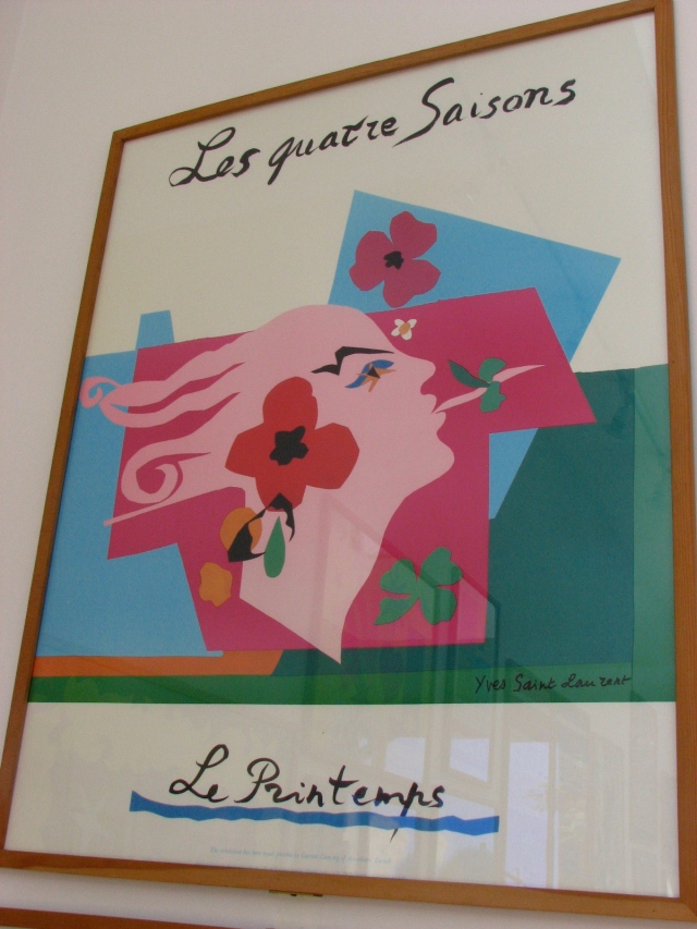 Yves Saint Laurent LOVE poster 