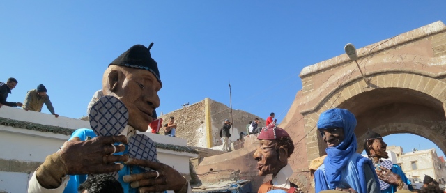 Marionettes at the Gnaoua World Music Festival in Essaouira