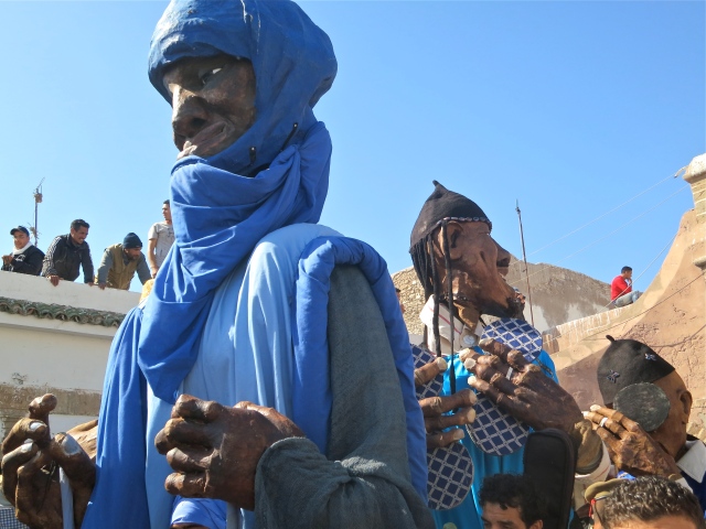 Marionettes at the Gnaoua World Music Festival, Essaouira